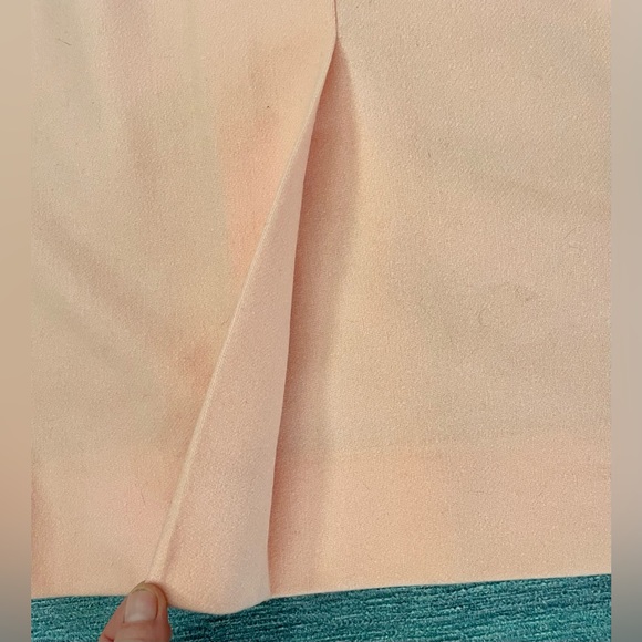 Vintage Retro 1960’s Mid Length Peach 100% Wool Skirt by a coordinate by Talbott - Picture 15 of 16